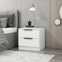 Hanah Home Mesita de Noche Kale Plus - 7910 Blanco